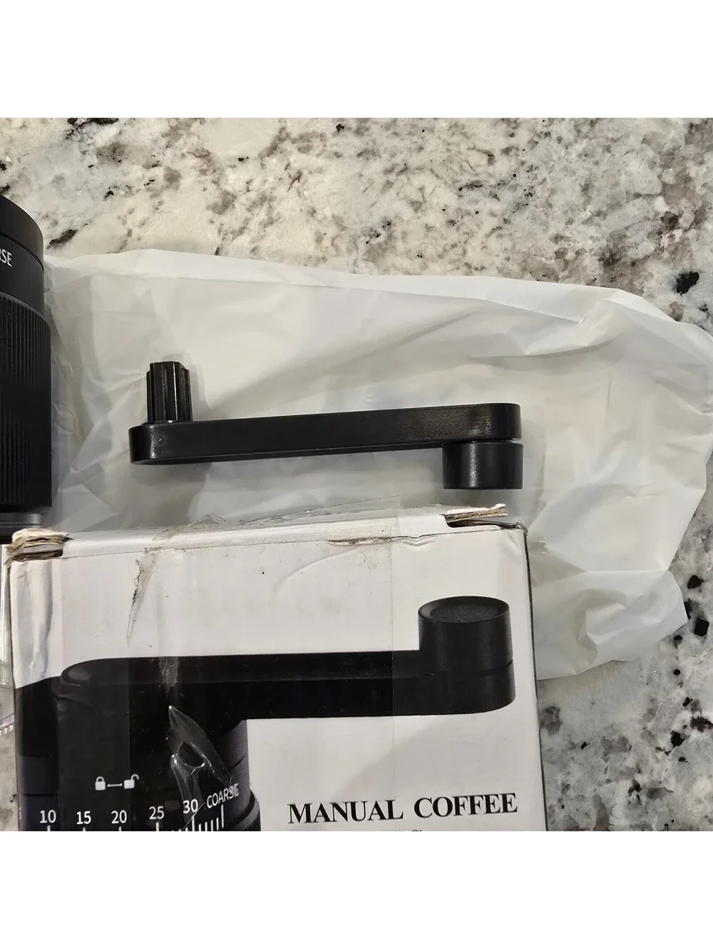 Manual Coffee Grinder with Ceramic Burr, 40G Capacity,35 Adjustable Settings,NEW